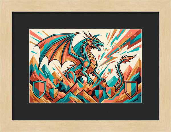 Wyvern In Vibrant Colors