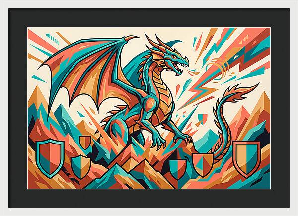 Wyvern In Vibrant Colors