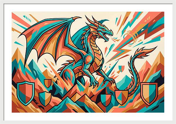 Wyvern In Vibrant Colors