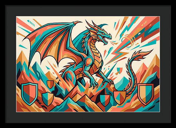 Wyvern In Vibrant Colors