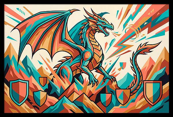 Wyvern In Vibrant Colors