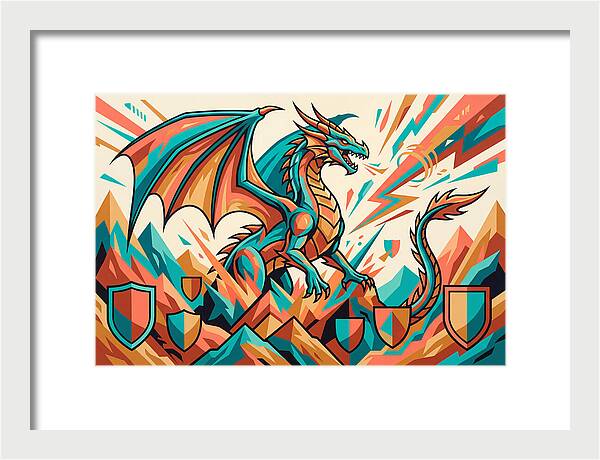 Wyvern In Vibrant Colors