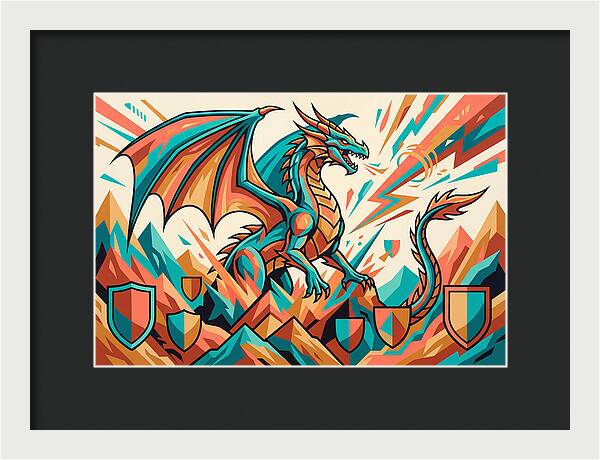 Wyvern In Vibrant Colors