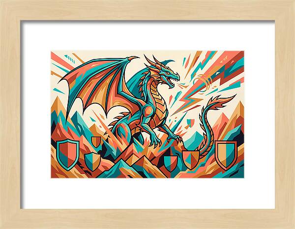 Wyvern In Vibrant Colors
