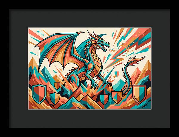 Wyvern In Vibrant Colors