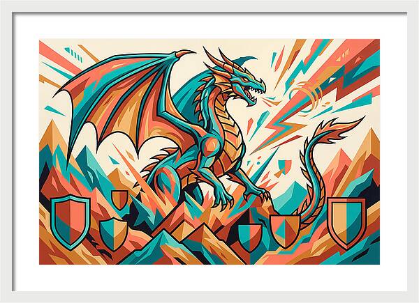 Wyvern In Vibrant Colors