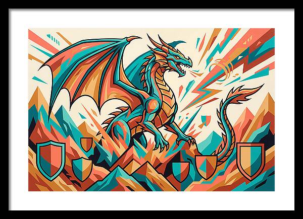 Wyvern In Vibrant Colors