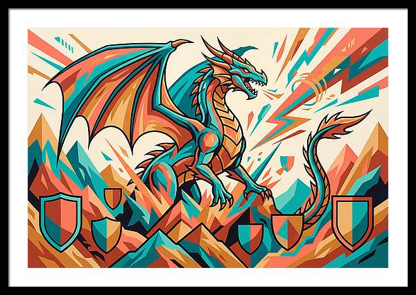 Wyvern In Vibrant Colors