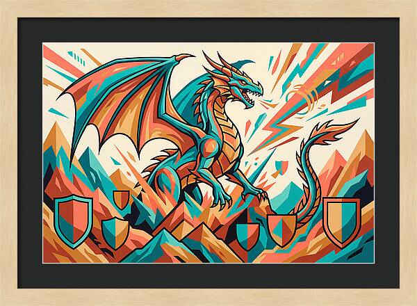 Wyvern In Vibrant Colors