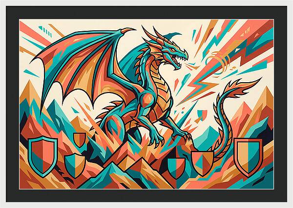 Wyvern In Vibrant Colors