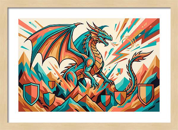 Wyvern In Vibrant Colors