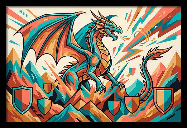 Wyvern In Vibrant Colors