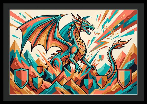 Wyvern In Vibrant Colors
