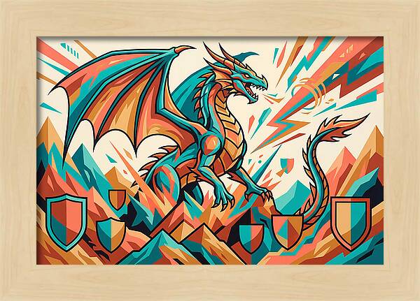 Wyvern In Vibrant Colors