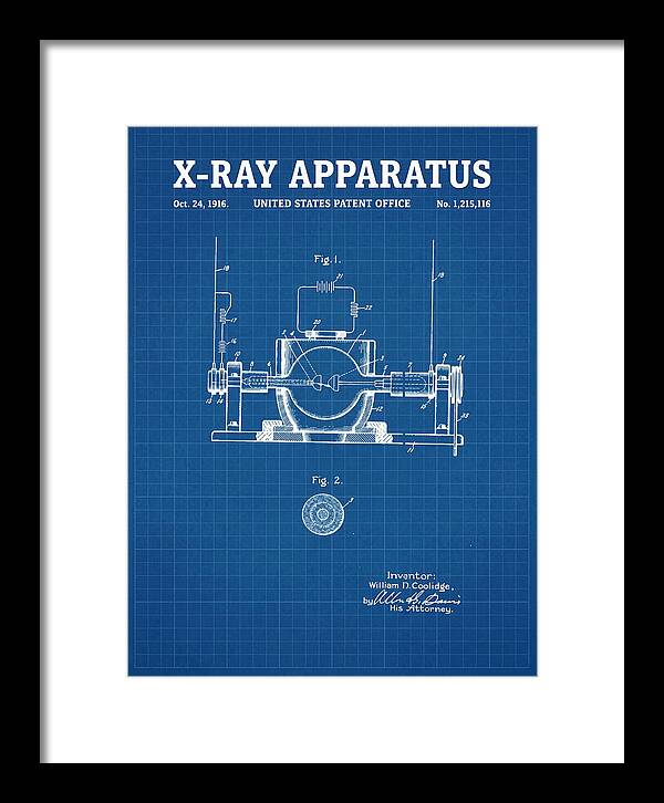 X Ray Apparatus Coolidge Tube Blueprint Patent Us1215116a