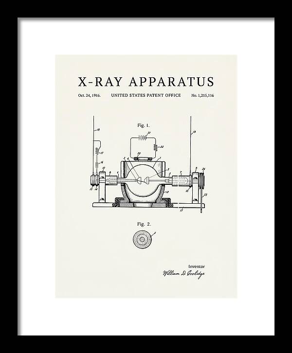 X Ray Apparatus Coolidge Tube Minimalist Patent Us1215116a