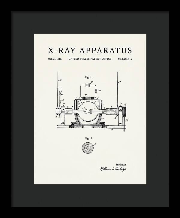 X Ray Apparatus Coolidge Tube Minimalist Patent Us1215116a