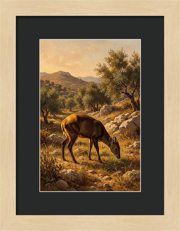Yellow Backed Duiker Grazing