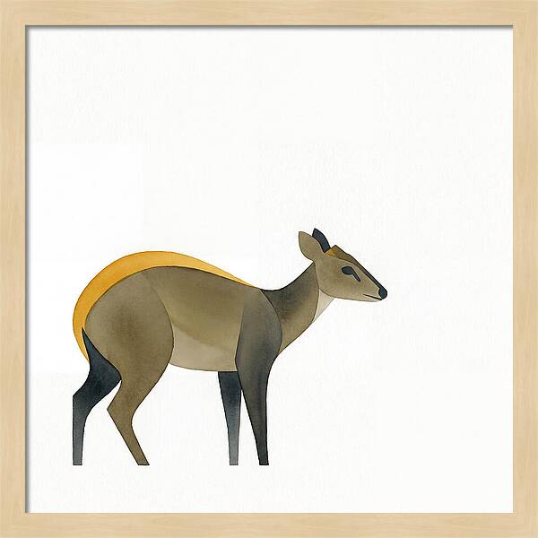 Yellow Backed Duiker Illustration