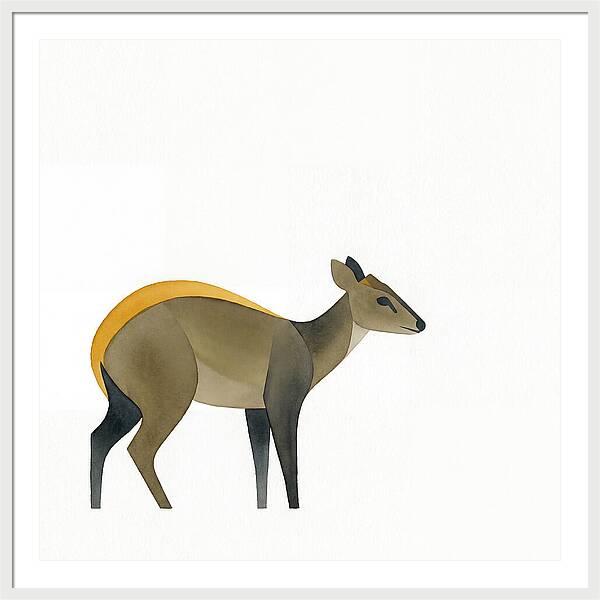 Yellow Backed Duiker Illustration
