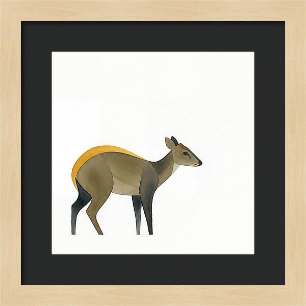 Yellow Backed Duiker Illustration