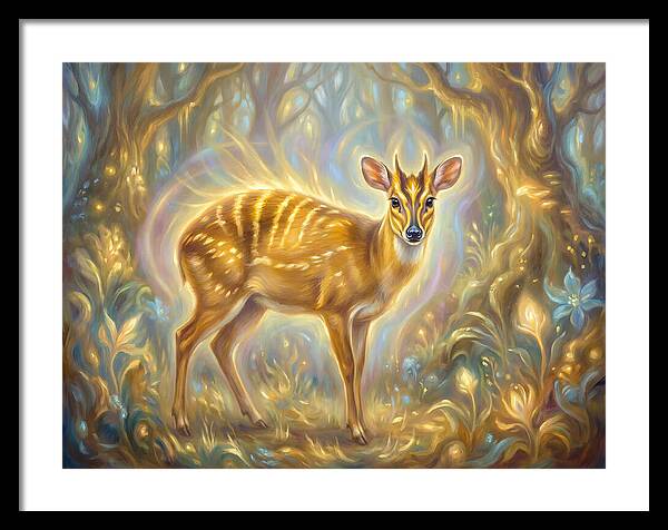 Yellow Backed Duiker In Enchanted Forest