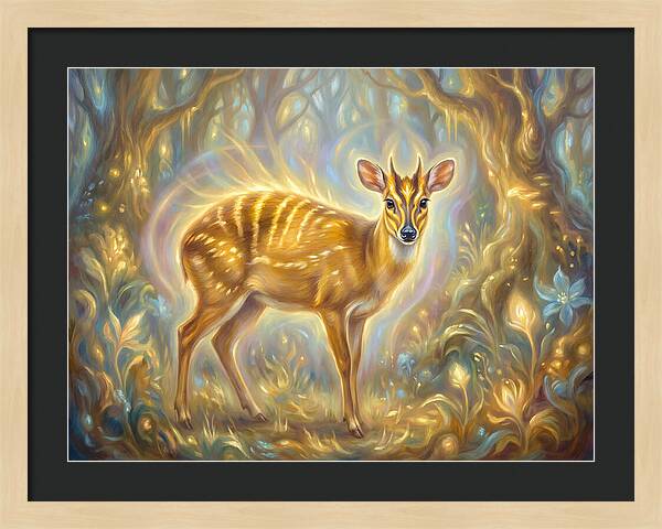 Yellow Backed Duiker In Enchanted Forest
