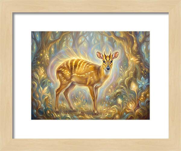 Yellow Backed Duiker In Enchanted Forest