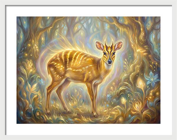 Yellow Backed Duiker In Enchanted Forest