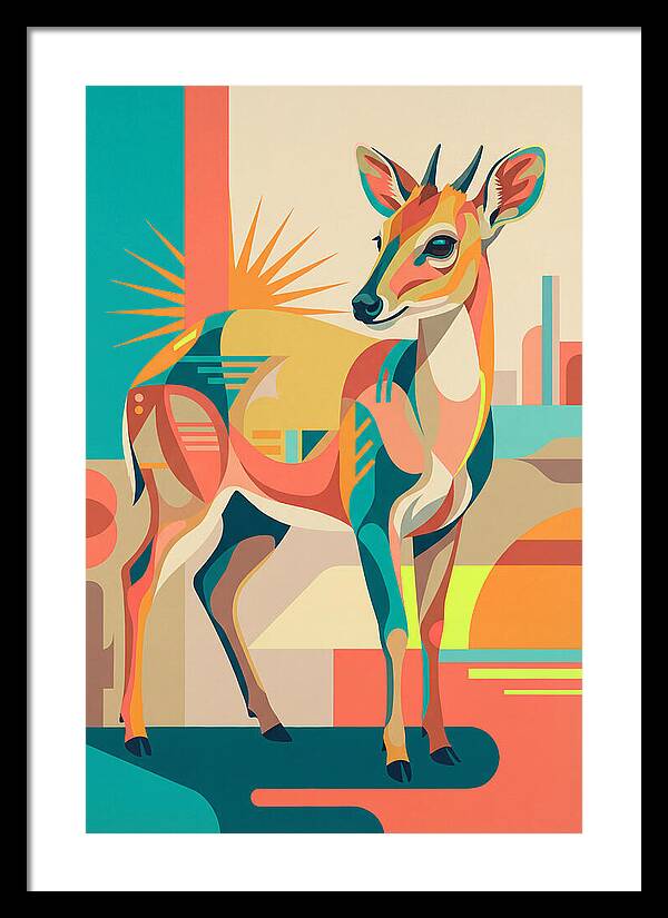 Yellow Backed Duiker Portrait