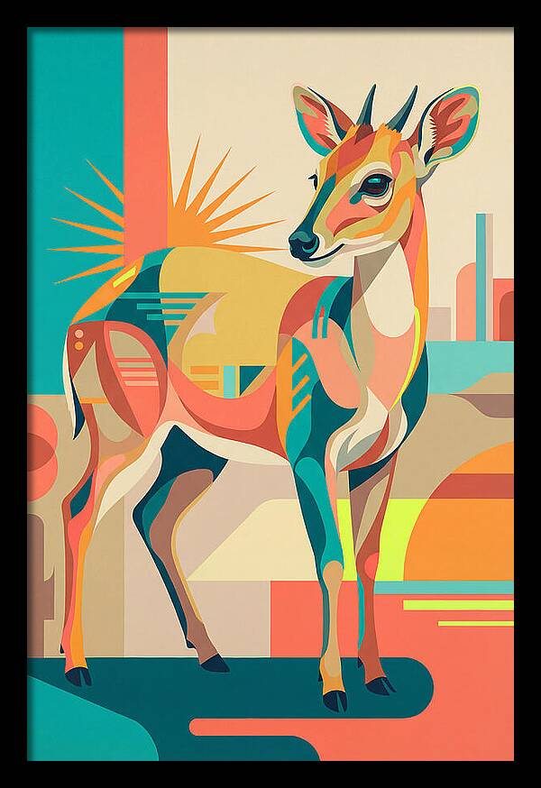 Yellow Backed Duiker Portrait