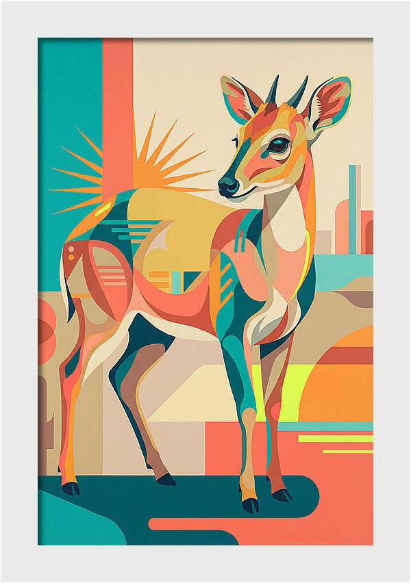 Yellow Backed Duiker Portrait