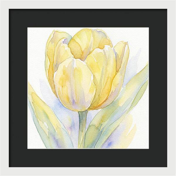 Yellow Tulip Blossom
