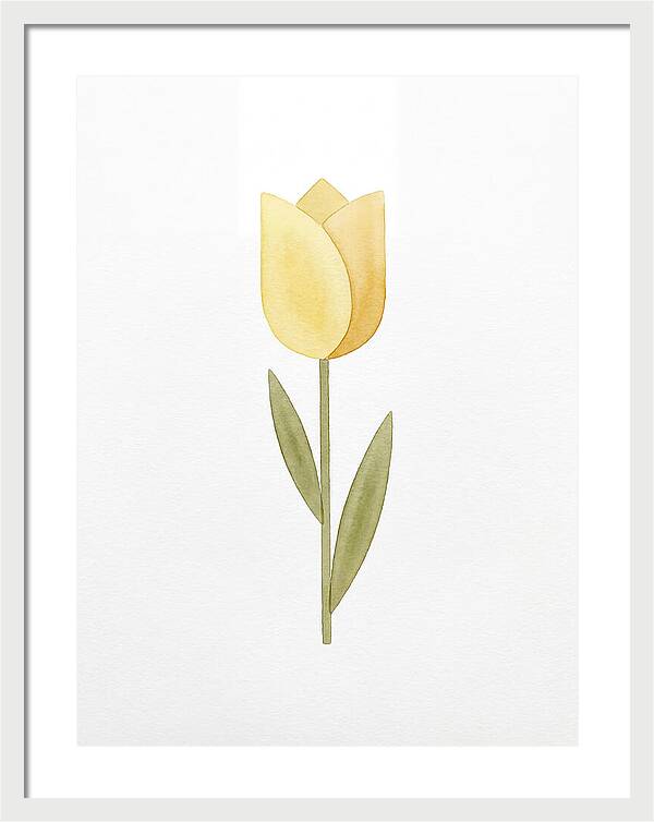 Yellow Tulip Elegance