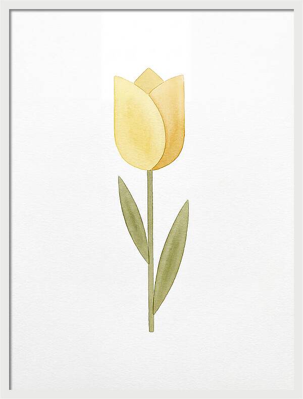 Yellow Tulip Elegance