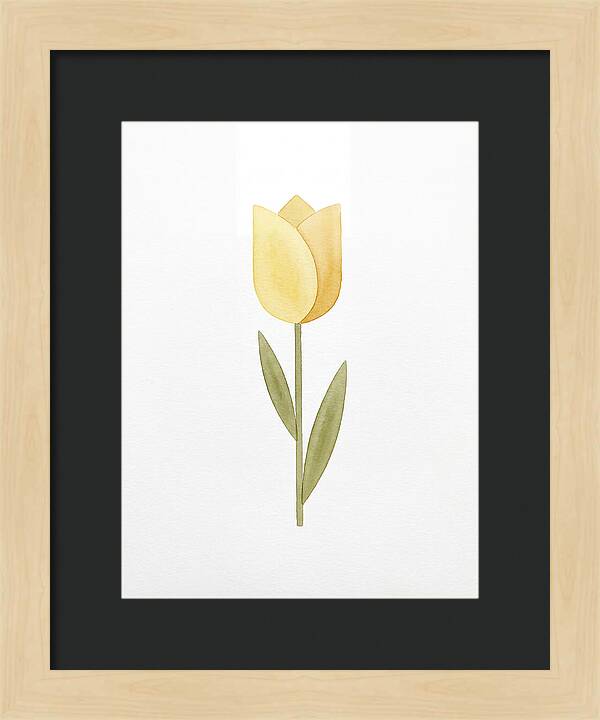 Yellow Tulip Elegance