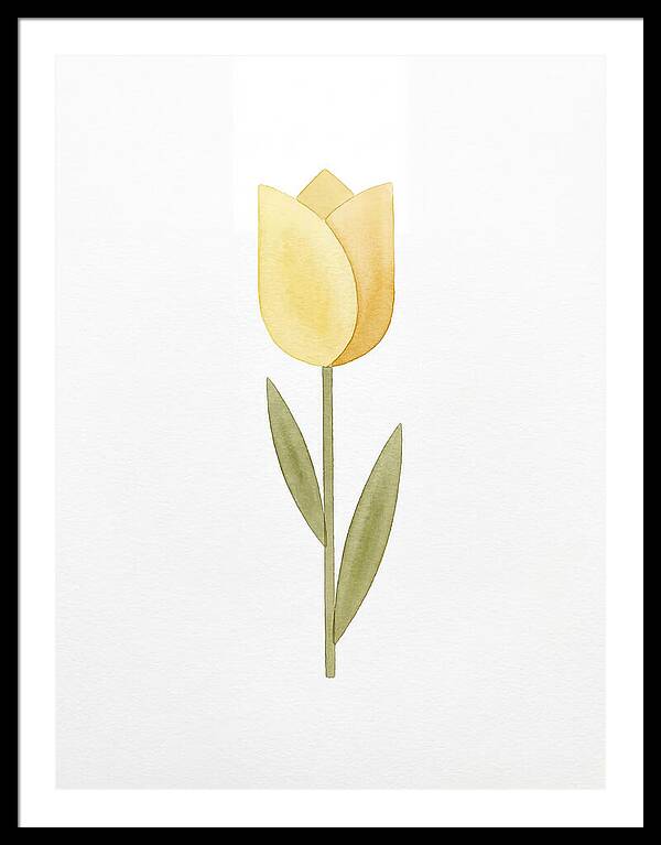 Yellow Tulip Elegance