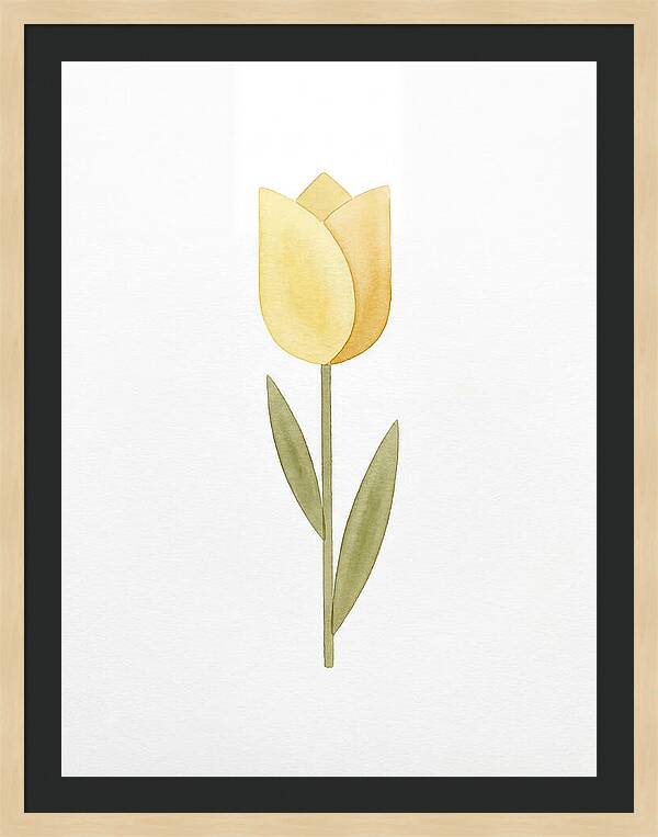 Yellow Tulip Elegance