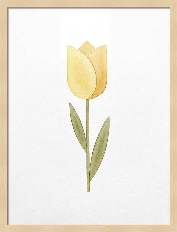 Yellow Tulip Elegance