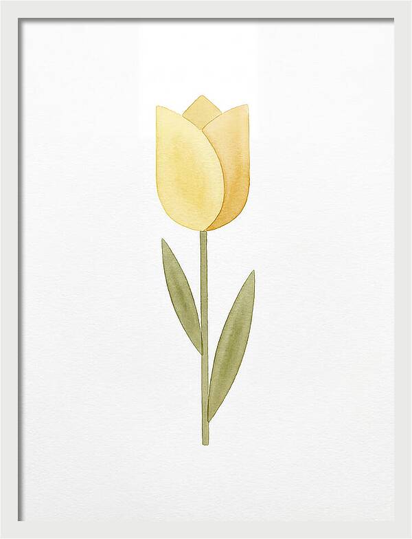 Yellow Tulip Elegance