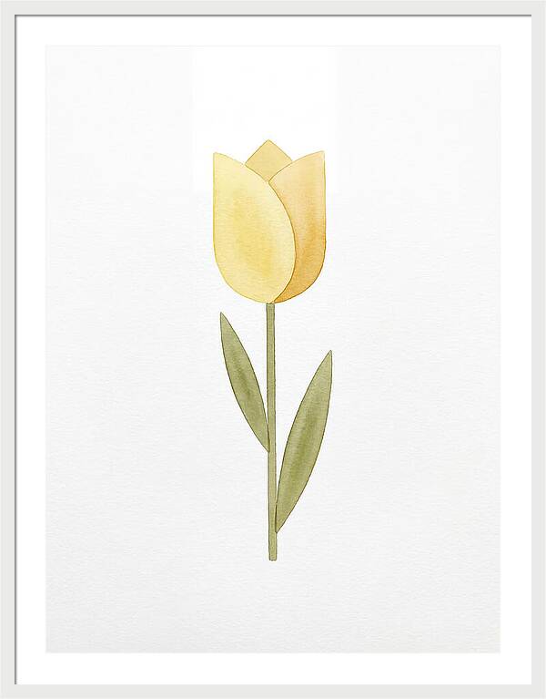 Yellow Tulip Elegance