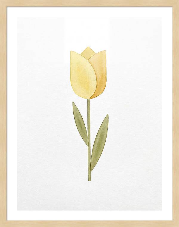 Yellow Tulip Elegance