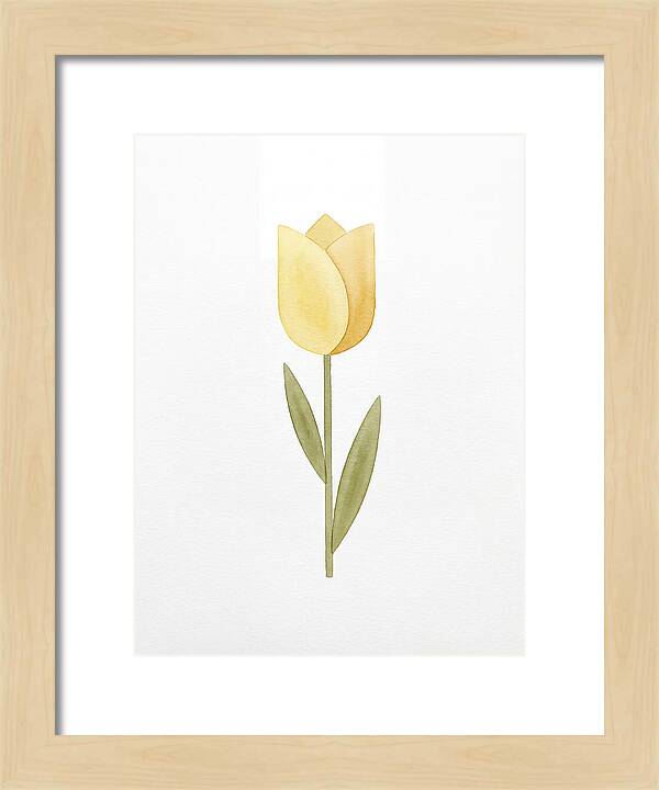 Yellow Tulip Elegance