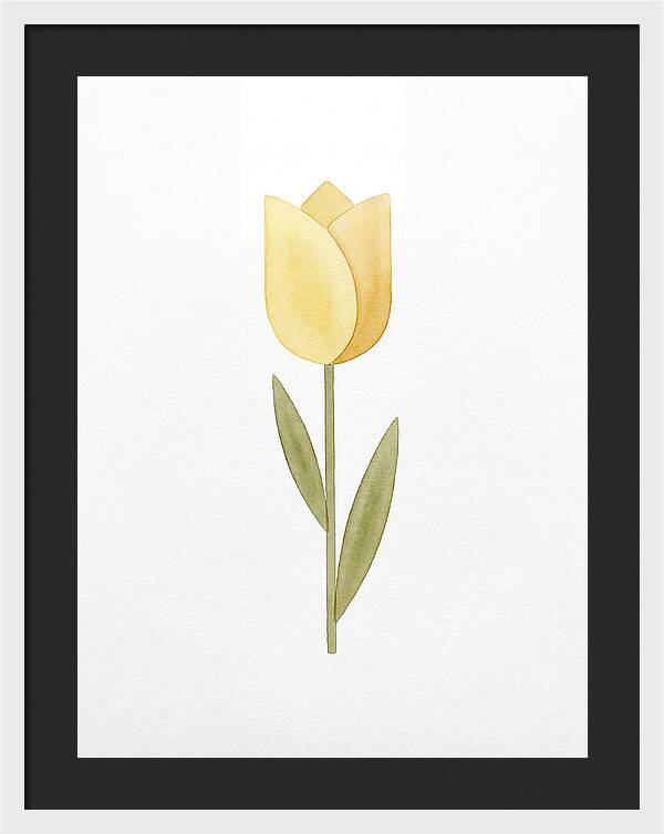Yellow Tulip Elegance