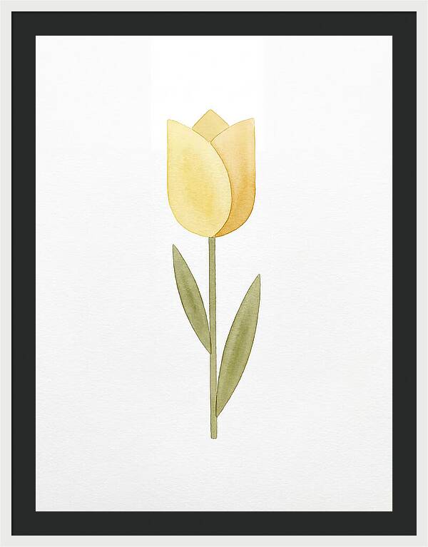 Yellow Tulip Elegance