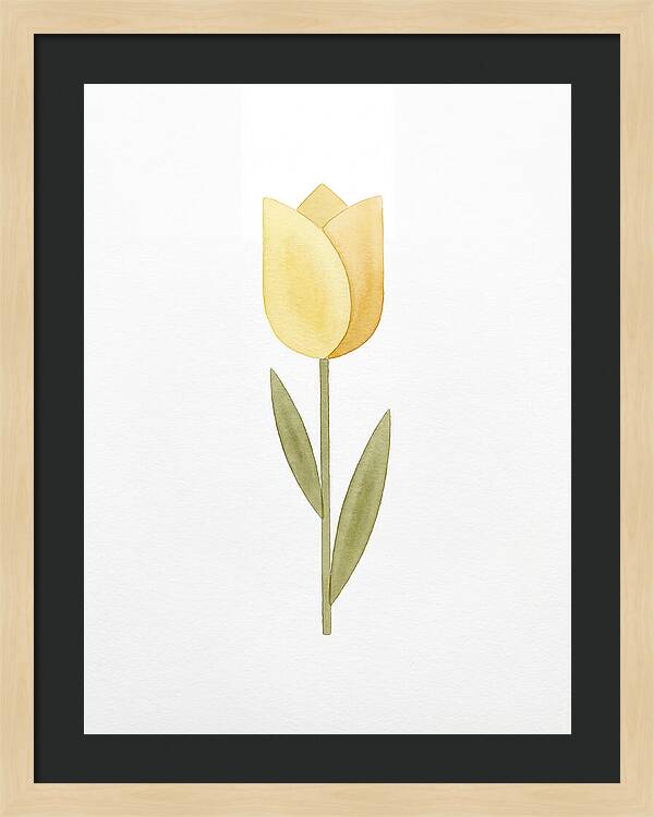 Yellow Tulip Elegance