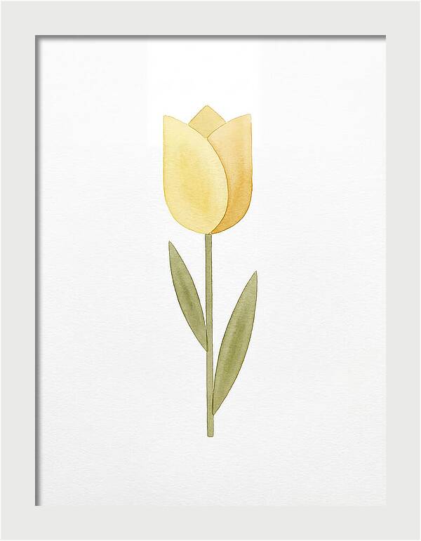 Yellow Tulip Elegance