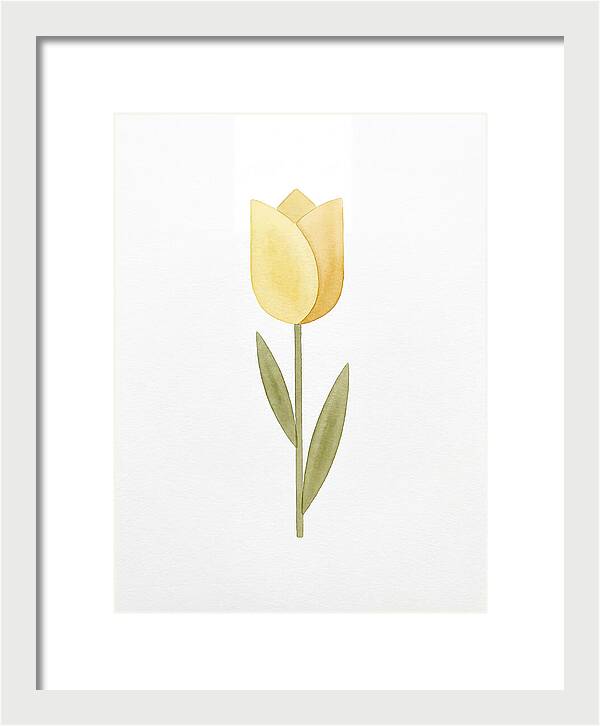 Yellow Tulip Elegance