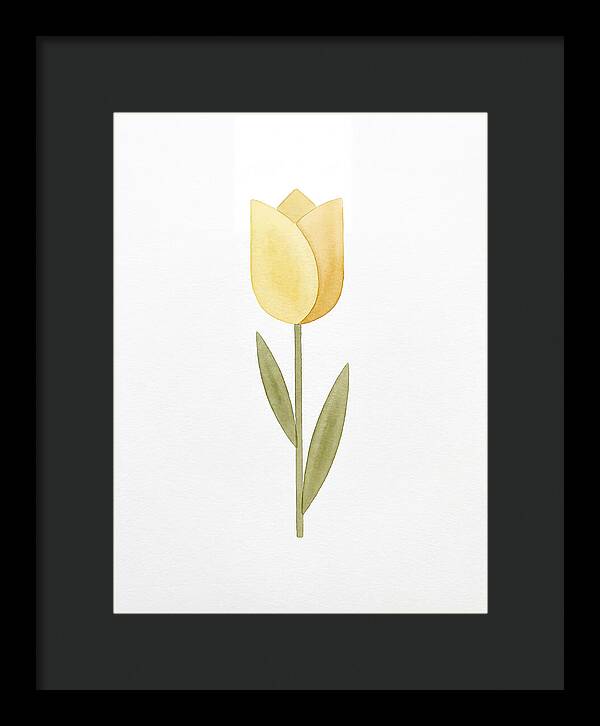 Yellow Tulip Elegance