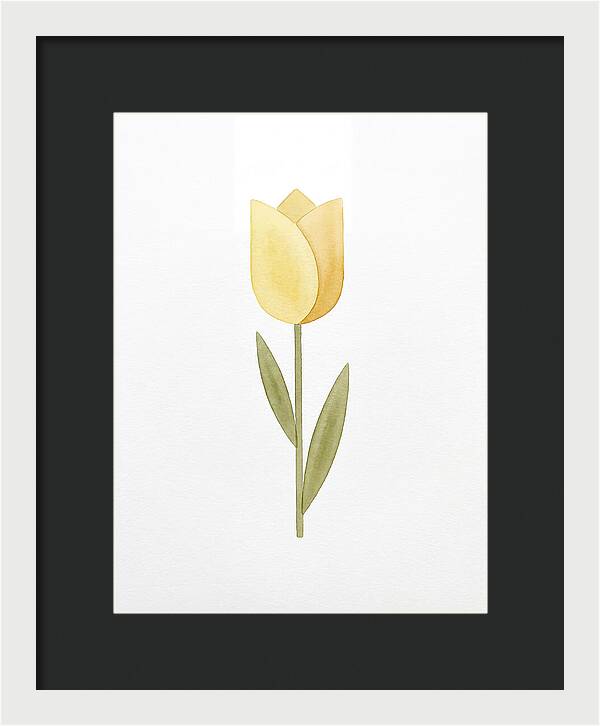 Yellow Tulip Elegance